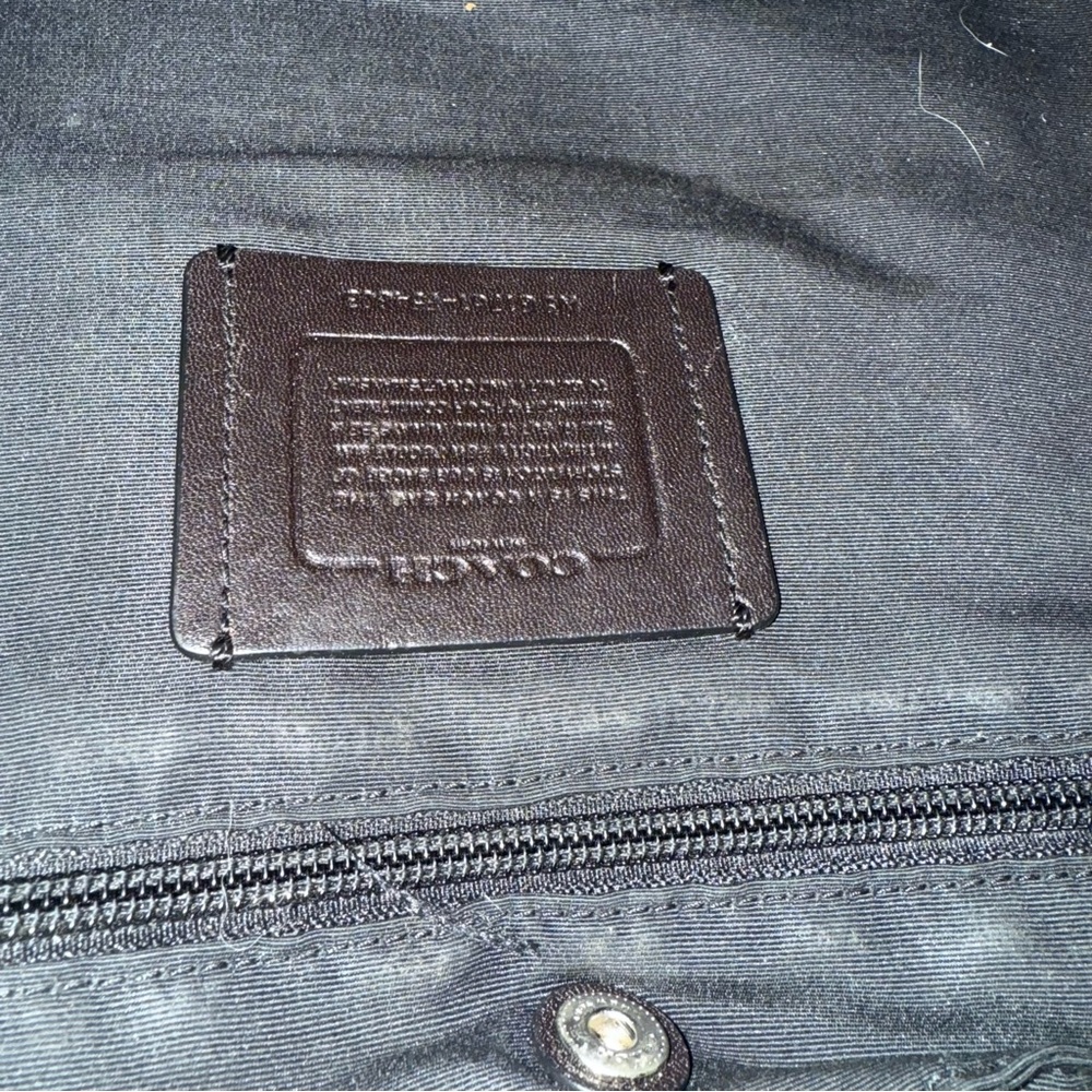 COACH Leather Briefcase Bag - Picture 7 of 8